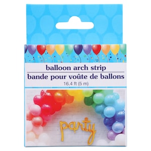 Party Balloon Arch Strips, 196 in.
