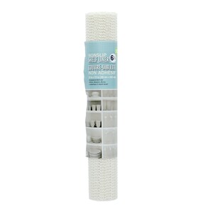 White Nonslip Shelf Liner, 12x72 in.