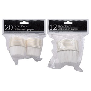 View White Paper Condiment Cups in