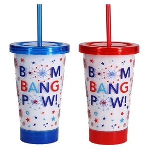Star-Shaped Tumbler With Straw, Assorted Colors, 1-ct.