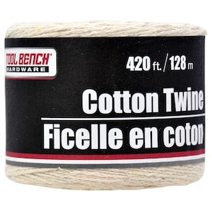 Tool Bench Cotton Twine, 420-ft. Rolls