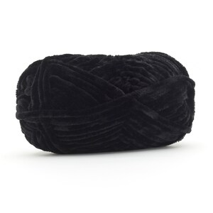 View Premier Just Chenille Black Yarn,