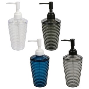 Translucent Plastic Liquid Soap Dispensers, 7.25x3.125 in.
