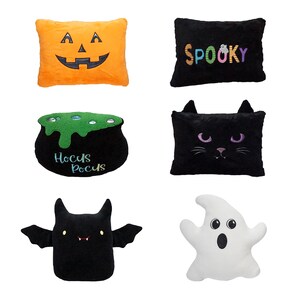 Festive Halloween Throw Pillow,