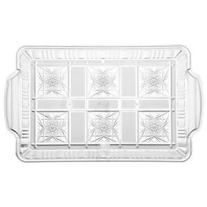 Clear Rectangular Plastic Trays, 13x8 - Main Image