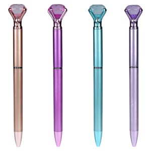 Twistable Ballpoint Pens Diamond Shaped Jewels, 6.5x1 in.