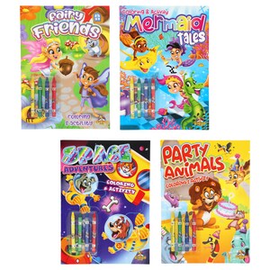 View CrownJewlz Assorted Coloring Books with