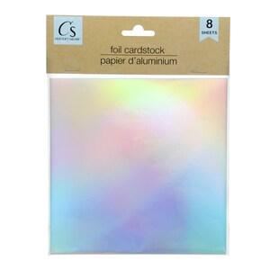Crafter's Square Foil Cardstock, 8-ct. 6 in.
