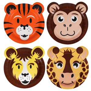 View Jungle Animal Plates, 14-ct. Pack
