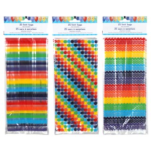 View Bright Rainbow Cello Loot Bags,