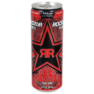 Rockstar Fruit-Punch-Flavored Energy Drinks, 12 oz. Cans