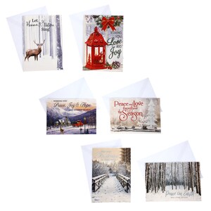 Bulk Christmas House Inspirational Boxed Christmas Cards 14 Ct Packs Dollar Tree