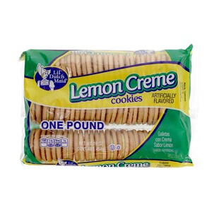 Great Value Lemon Sandwich Crème Cookies, Family Size, 25 oz