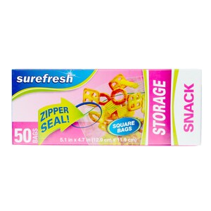 Sure Fresh Slider Zipper Seal Sandwich Bags, 19-ct. Boxes (Pack of 36)