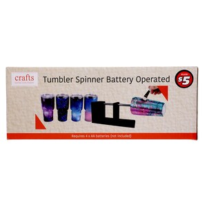 Battery Operated Tumbler Spinner, 14x3x4-in.