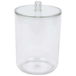 Clear Plastic Cotton Ball Holders, 4.75x3.25-in.