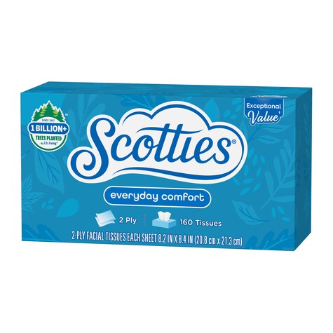 View Scotties Facial Tissues, 160 ct.