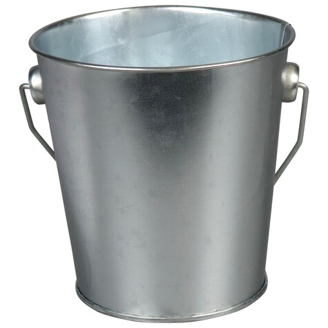 View Galvanized Silver Pails, 4.5x4.125in.