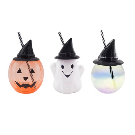 View Halloween Icon Plastic Canteen Sippers