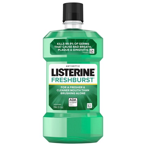 View Listerine Freshburst SpearmintFlavored Antiseptic Mouthwash,