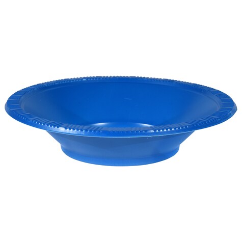 View Blue 7in. Plastic Bowls, 10ct.