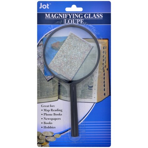Bulk Jot Black Plastic Magnifying Glasses, 7.25 in. Dollar Tree