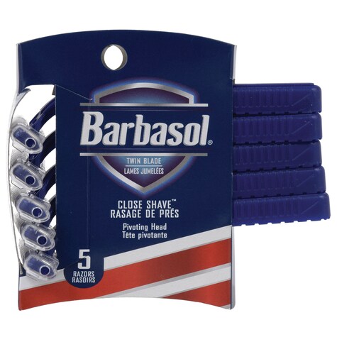 Bulk Barbasol TwinBlade Razors, 5ct. Packs Dollar Tree