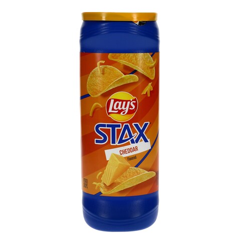View Lay's Stax CheddarFlavored Potato Chips,