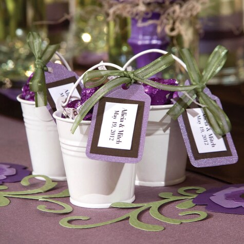 Wedding Idea Tin Pail Favors Dollar Tree