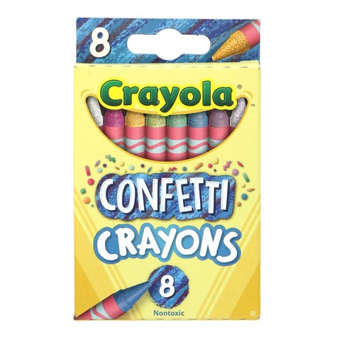 View Crayola Confetti Crayons, 8 ct.