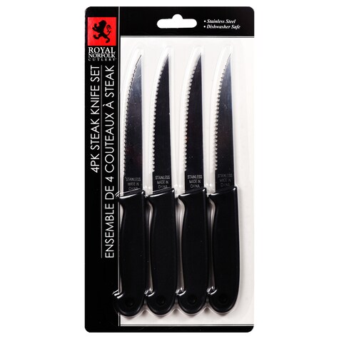 View Royal Norfolk StainlessSteel Steak Knives,
