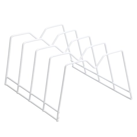 View Essentials White Wire Dish Drying