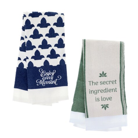 View Home Collection Sentiment Kitchen Towels,
