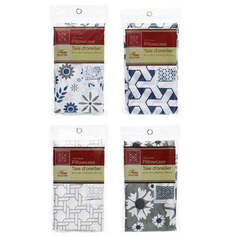 View Home Collection Polyester Pillowcases, 20x30