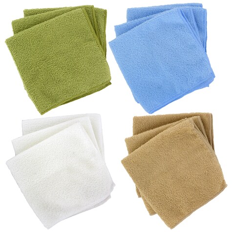 Bulk Home Collection Microfiber Washcloths, 11x11 in. Dollar Tree