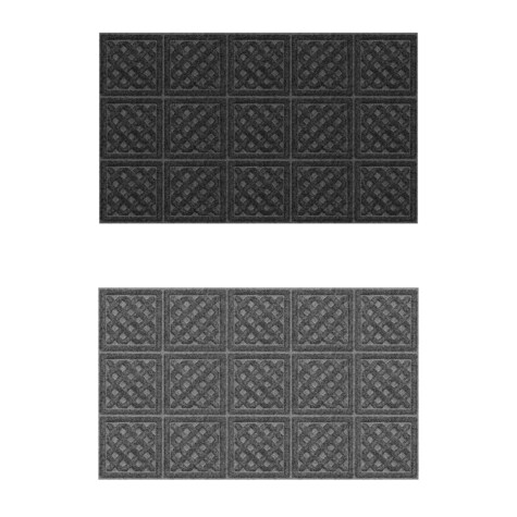 View Assorted Patterned RubberBacked Door Mats,