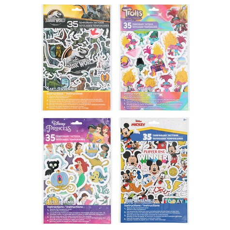 View Temporary Tattoos, 35 ct.