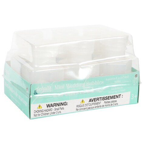 View Mini Wedding Bubbles with Wand