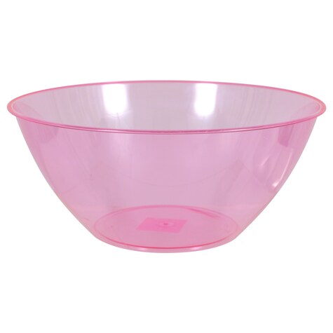 View Light Pink Plastic Bowls, 7x11.25in.