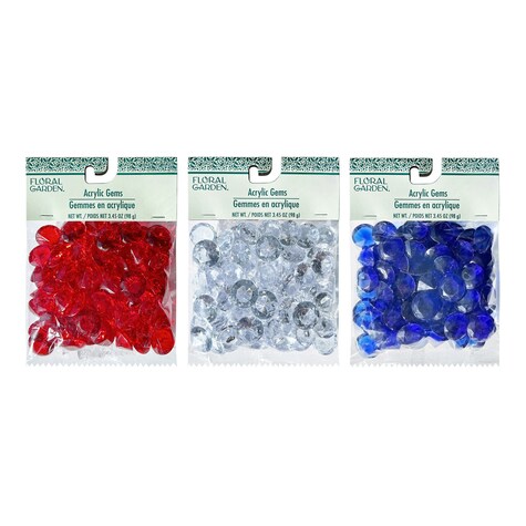 View Decorative Artificial Acrylic Gemstones, 3.45