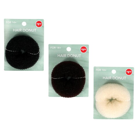 Bulk Colored Hair Donuts 3 5 In Dollar Tree