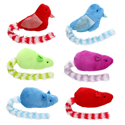 Greenbrier Kennel Club Plush Mouse Cat Toys, 12.5 in. Dollar Tree