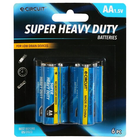 View ECircuit Super Heavy Duty AA
