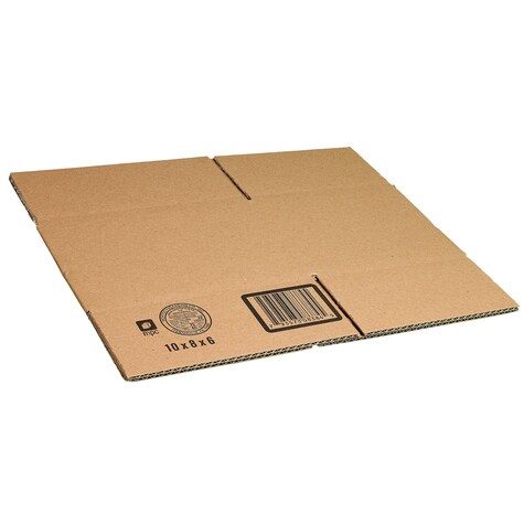 Kraft Corrugated Shipping Boxes, 10x8x6 in. Dollar Tree