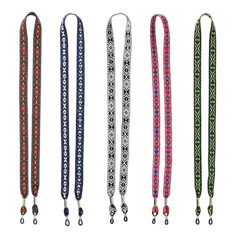 View Pattern Woven Eyeglass Straps