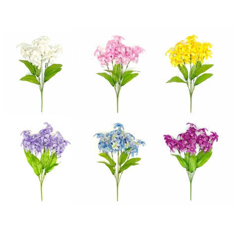 View Floral Garden 6Stem Artificial Hyacinth