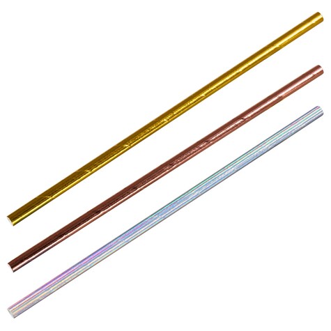 Bulk Colorful Paper Straws, 14ct. Packs Dollar Tree