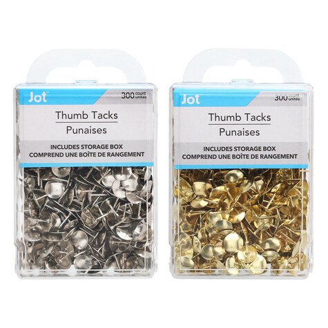 View Jot Standard Metal Thumb Tacks,