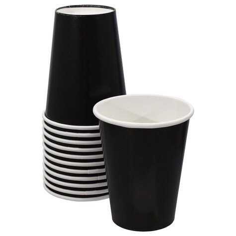 View Black Paper Party Cups, 12ct.