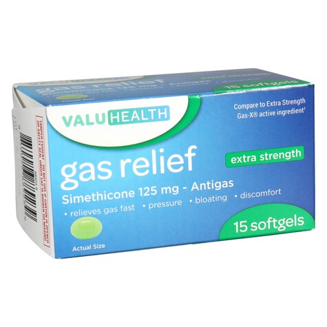 View ValuHealth Extra Strength 125mg. Simethicone